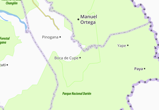 Mapa Boca de Cupe