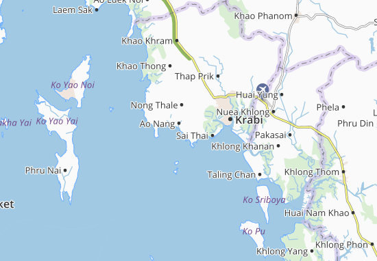 Mapa Ao Nang