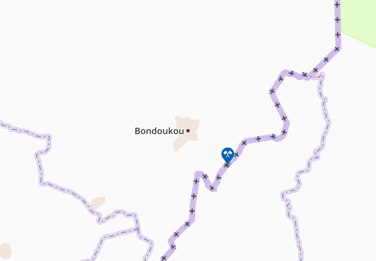 Karte Stadtplan Bondoukou
