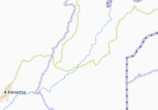 Mapa Gbeka