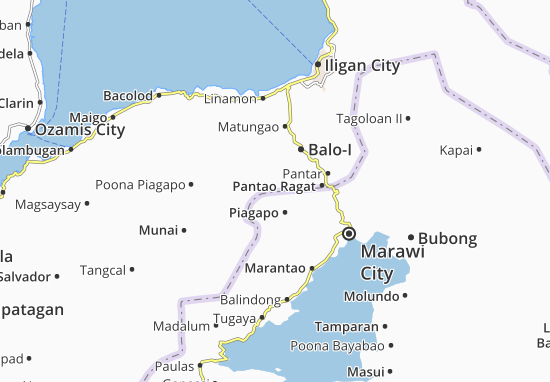 Karte Stadtplan Piagapo