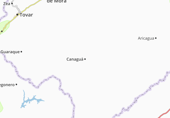 Karte Stadtplan Canaguá