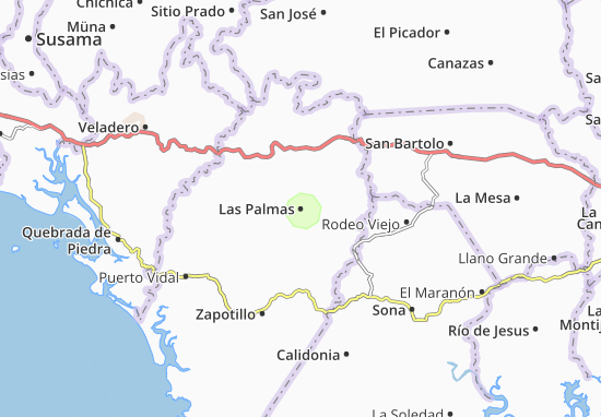 Mapa Las Palmas