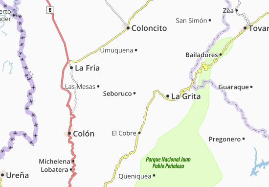 Karte Stadtplan Seboruco
