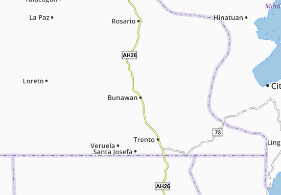 Kaart Plattegrond Bunawan