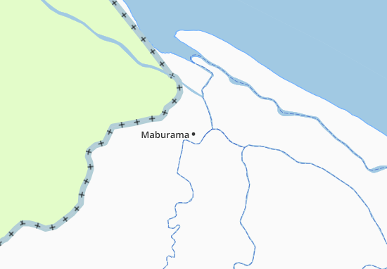 Karte Stadtplan Maburama