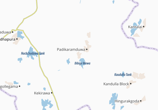 Karte Stadtplan Maradankadawala