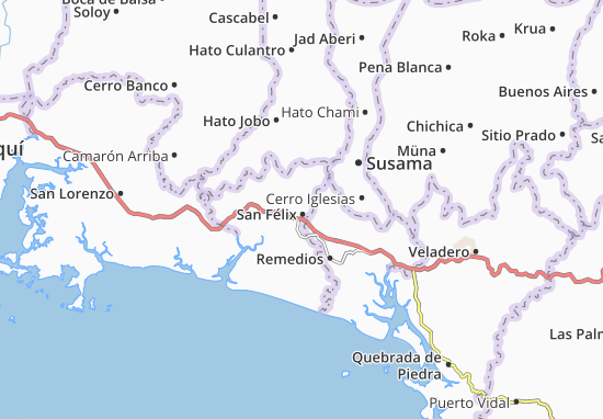 Mapa San Félix