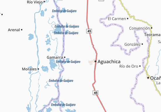 Mapa Quebrada Seca
