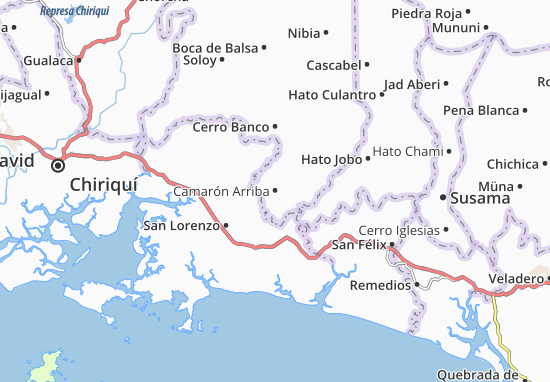 Mapa Camarón Arriba