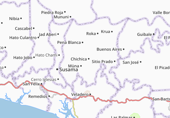 Mapa Chichica