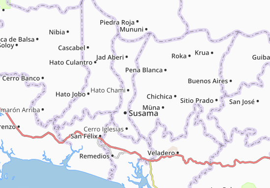 Karte Stadtplan Hato Chami
