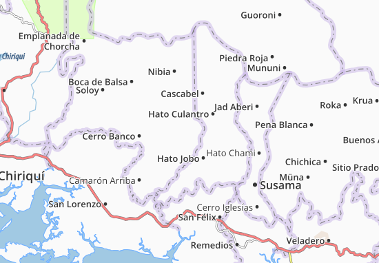 Mapa Cerro de Patena