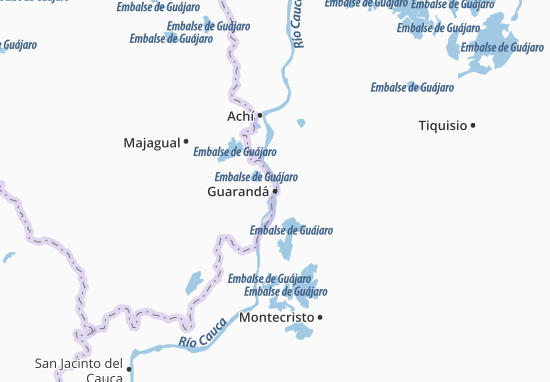 Mapa Guarandá