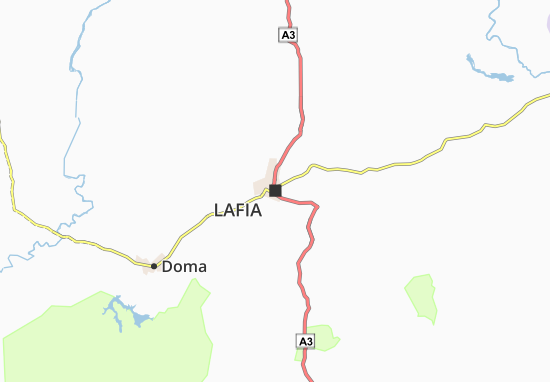 Kaart Plattegrond Lafia