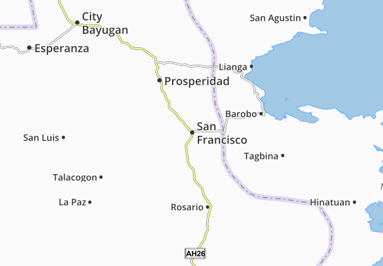Karte Stadtplan San Francisco