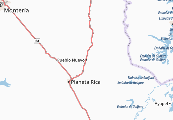 Mappe-Piantine Pueblo Nuevo