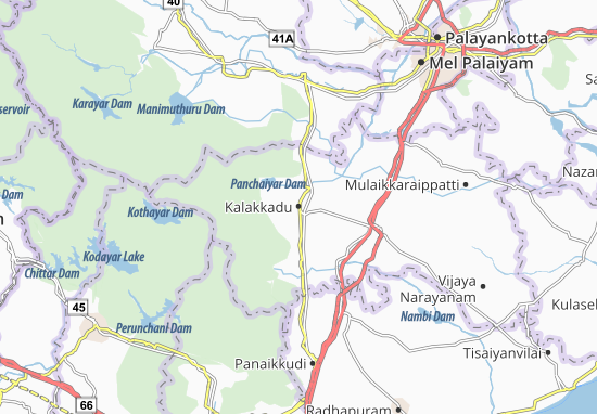 Mapa Kalakkadu