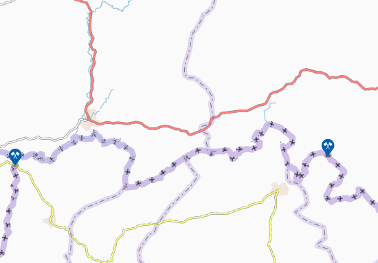 Kaart Plattegrond Boboueloua
