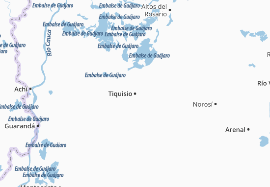 Mapa Tiquisio