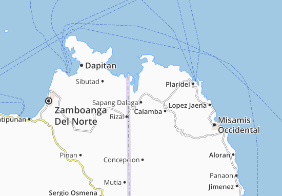 Mapa Sapang Dalaga