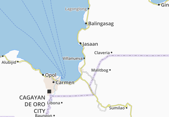 Kaart Plattegrond Villanueva