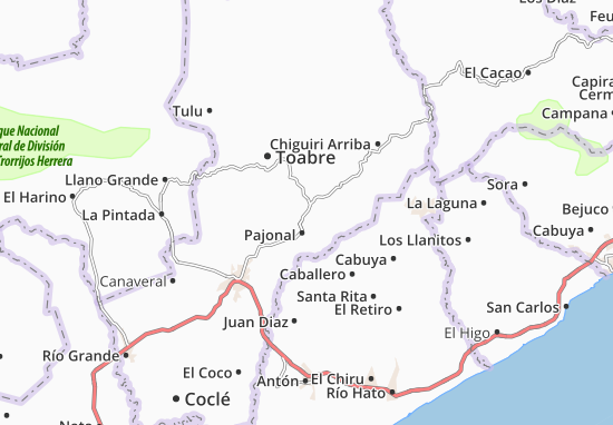 Mapa Churuquita Grande