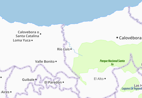 Mapa Río Luis