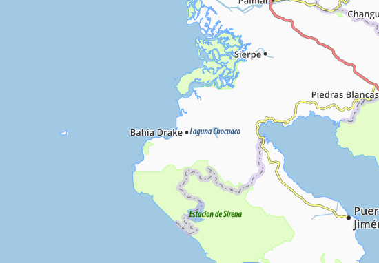 Mapa Bahia Drake