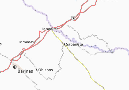 Kaart Plattegrond Sabaneta