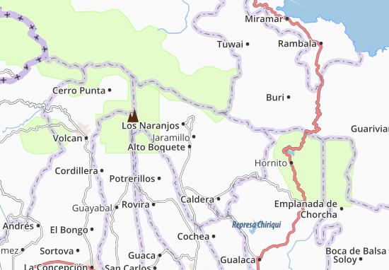Karte Stadtplan Jaramillo