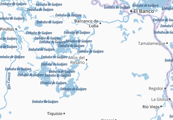 Altos del Rosario Map