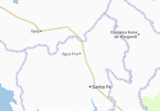 Kaart Plattegrond Agua Fria