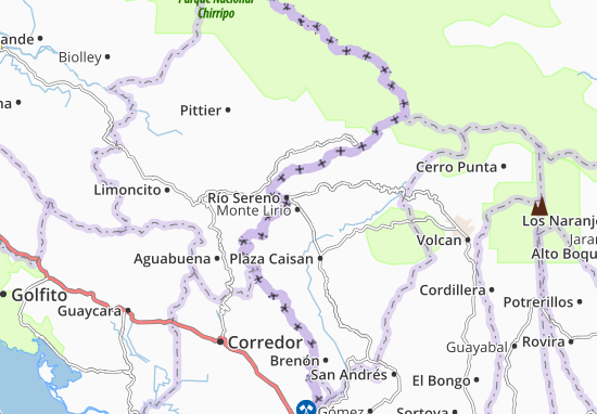 Karte Stadtplan Monte Lirio