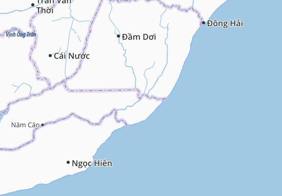 Karte Stadtplan Tam Giang Đông