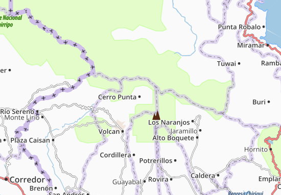 Mapa Cerro Punta