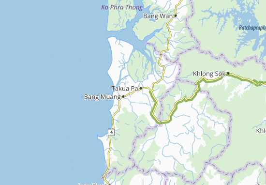 MICHELIN-Landkarte Bang Nai Si - Stadtplan Bang Nai Si - ViaMichelin