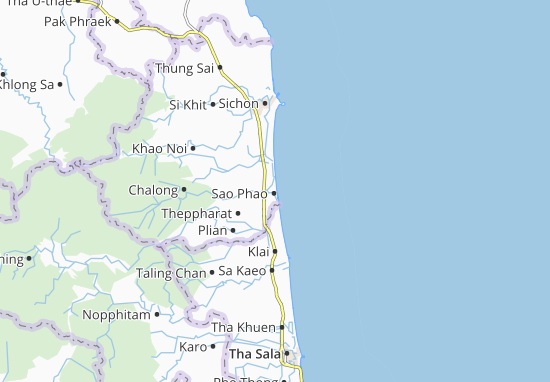Karte Stadtplan Ban Sao Phao