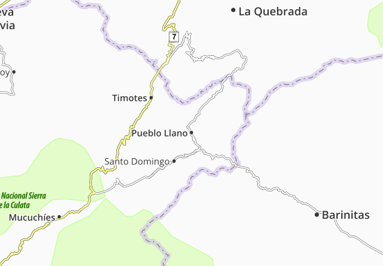 Mapa Pueblo Llano