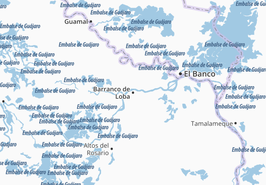 Karte Stadtplan Barranco de Loba