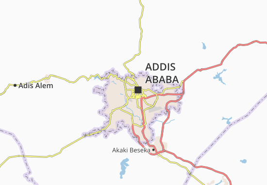 Addis Ketema Zone 3 Map