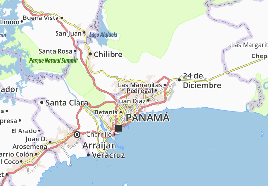 Arnulfo Arias Map
