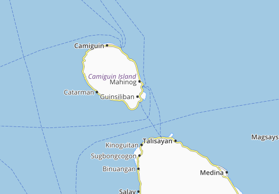 Mapa Guinsiliban