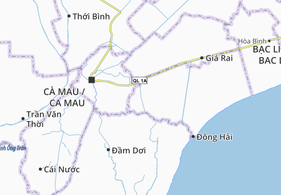 Kaart Plattegrond Định Thành A