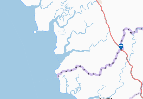 Kakoutaye Map
