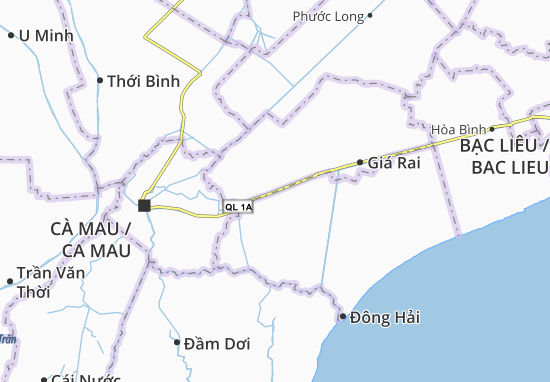 Karte Stadtplan Tân Phong