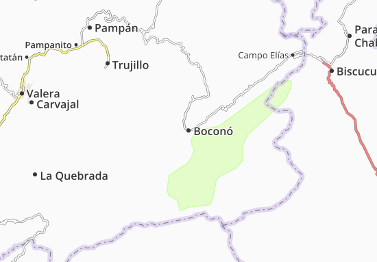 Mapa Boconó
