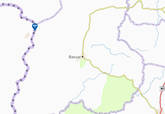 Mapa Bassar