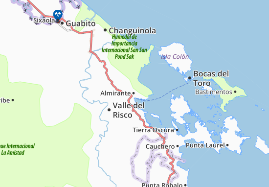Kaart Plattegrond Almirante