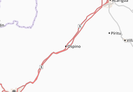 Karte Stadtplan Ospino